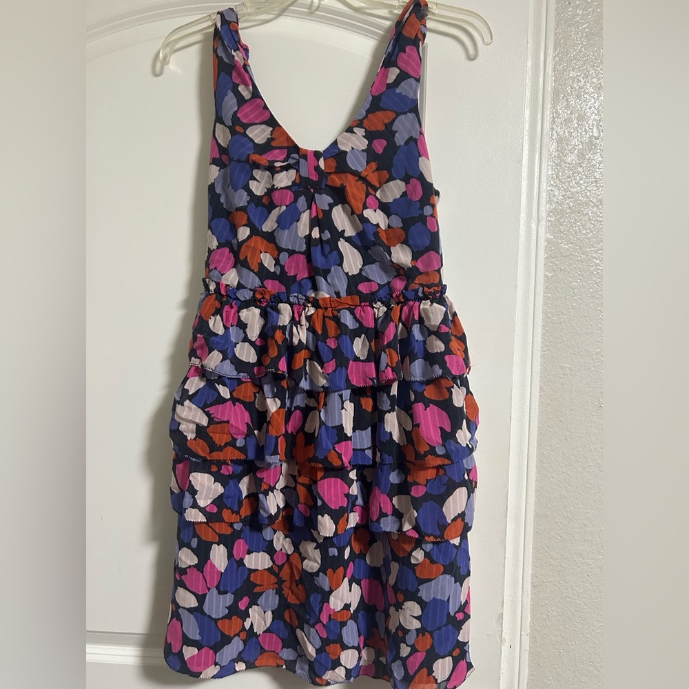 Marc By Marc Jacobs Silk Tiered Sleeveless Dress